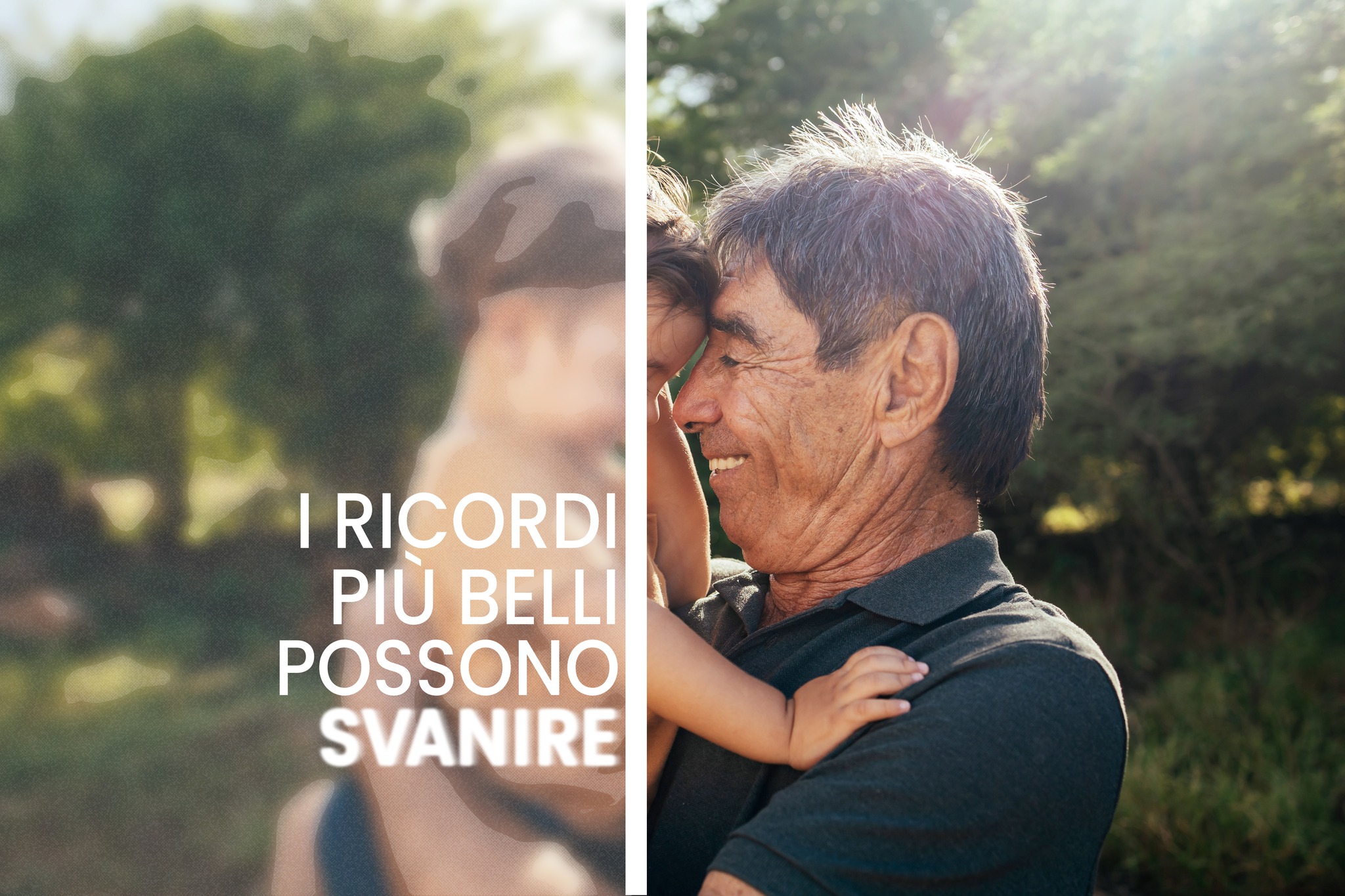 I ricordi più belli possono svanire: sostieni L’Arcobaleno a fianco dei malati di demenze