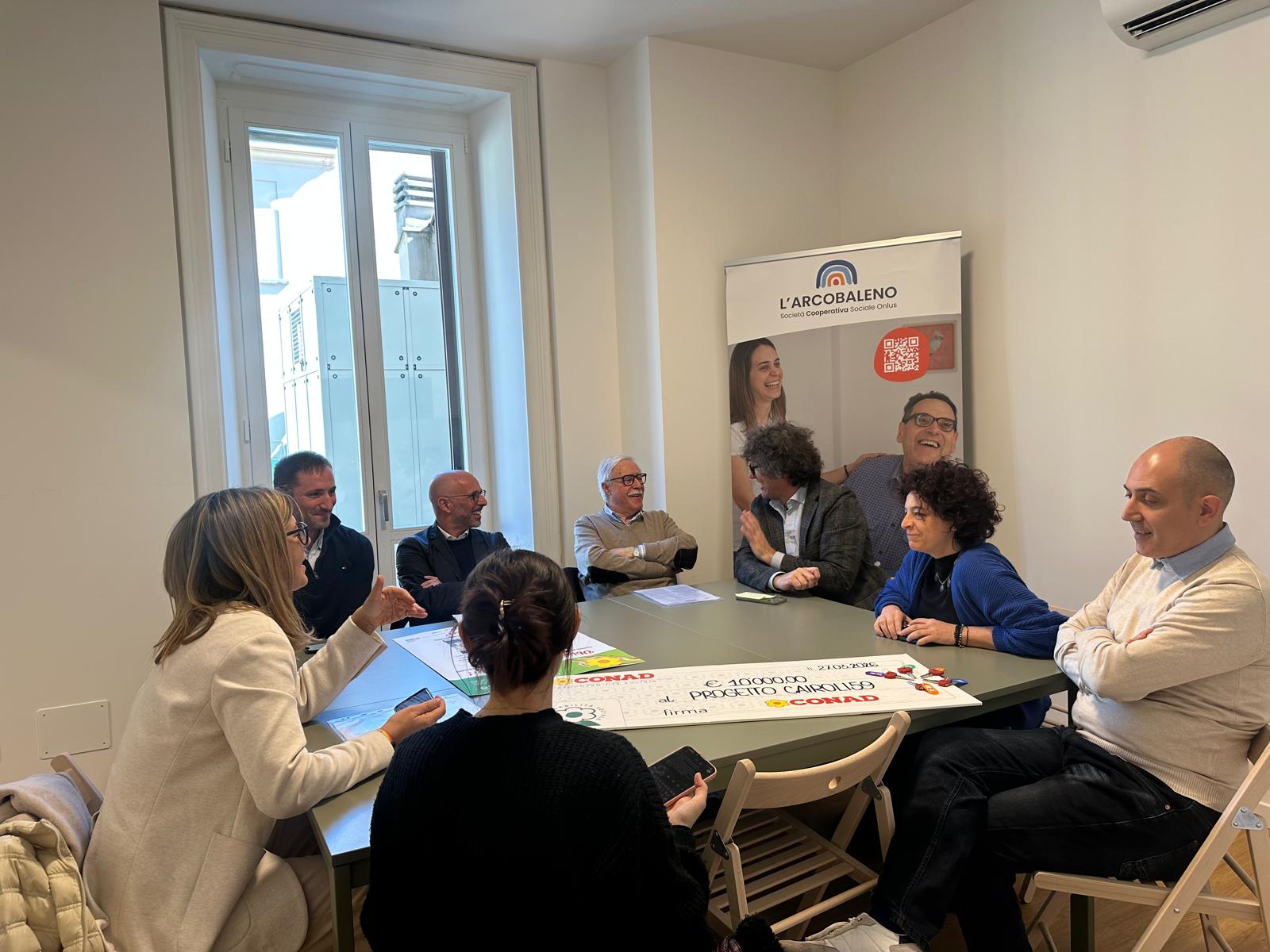 L'Arcobaleno: da Conad 10 mila euro per il progetto abitativo Cairoli59